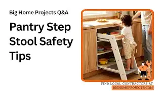 Built-In Pantry Step Stool Hacks For Kid-Safe Counters