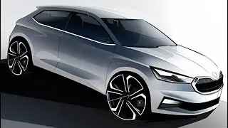 The NEW 2922 Skoda FABIA   FIRST sketches,
