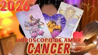 Cáncer♋️Tendrás tu verdadera Unión con el Amor de tu vida en el 2026! Este es el Año❤️ #tarotdelamor