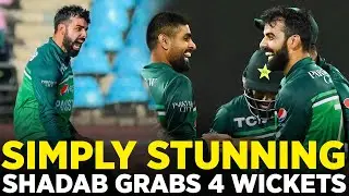 Simply Stunning from Shadab Khan As He Grabs 4️⃣ Wickets | PCB | MO2A