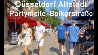 D&uuml;sseldorf - Altstadt-Partymeile Bolkerstra&szlig;e 4K