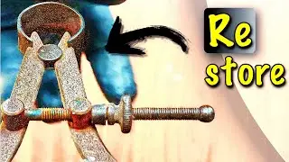 old and rusty outside caliper | Restoration