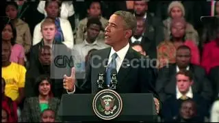 SOUTH AFRICA: OBAMA TOWN HALL - MANDELA'S WORDS