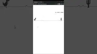 Eric Reaches 400 Score in Google Chrome Dinosaur Game #shorts