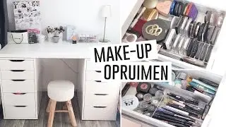 MAKE-UP STASH OPRUIMEN EN ORGANIZEN | Make Me Blush