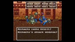 Dragon Quest VI (SNES) - Weaver's Peak - Berzorker & Sintaur