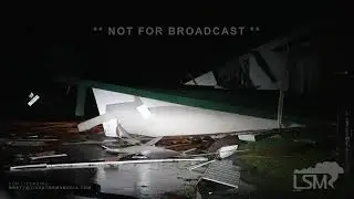 09-27-2024 Lee, Florida - Helene Causes Major Damage - Buildings Damaged