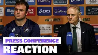 Wallabies React to Rugby Championship Finale | Press Conference (Perth)
