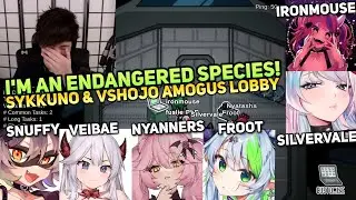 When Sykkuno is the only guy—VShojo Among Us Lobby, “I’m an endangered species”