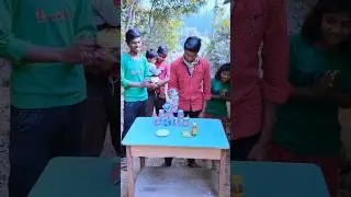 Glass Pyramid Challenge 🤣😱 #shorts #youtubeshorts #viralshorts
