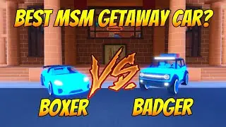 Roblox Jailbreak Season 8 Badger VS Boxer Porsche Speed Test! Which is the BEST Museum Getaway Car?