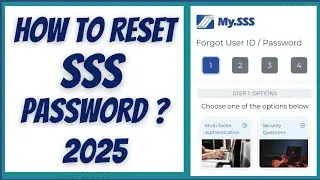 Reset SSS Password Online (Updated 2025 Step-by-step)