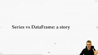 CSCI 1109 - M07 -  Series vs DataFrame; tidy data