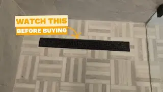 Modern Shower Drain with Quadrato Cover- Worth it?