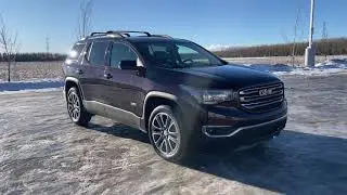 Maroon 2017 GMC Acadia SLT Calgary AB Wolfe Auto Group | Stock Number: L4563AA