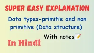 Data types &ndash; Primitive and Non-Primitive | Data Structure