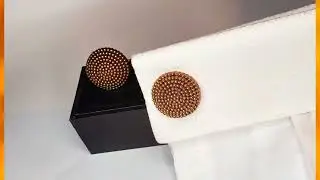 Sunny- Oversized Bronze Sunburst Cufflinks