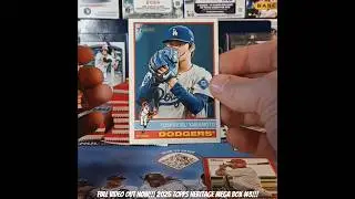 🚨 SICK IMAGE VARIATION 🚨!!! 2025 TOPPS HERITAGE MEGA BOX PACK!!!