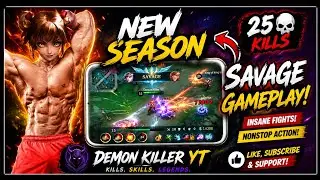MOBA LEGENDS | NEW SEASON| NEW SAVAGE 💀|WANWAN INSAME GAMEPLAY 