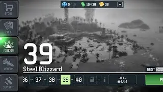 War drone level 39, steel blizzard #war #drone #game 