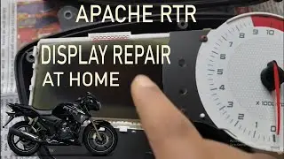 APACHE RTR ll  speedometer display repair ll AT HOME ll SPEEDO CRAFT