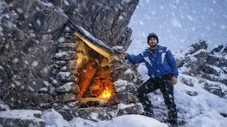 If This Fire Went Out, I Would Die | Solo Winter Survival