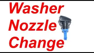 2014 Dodge Avenger Windshield Washer Nozzle  replacement (Episode #25)