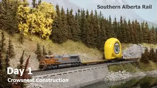 2021 Layout Construction Day 1 - Southern Alberta Rail