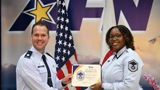 My Promotion to SMSgt in the Air Force! 