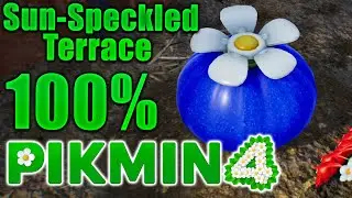 Pikmin 4 Part 1 - Sun-Speckled Terrace (100%/All Treasures/Caves/Onions)
