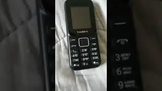 Кнопочный мобильный телефон texet чёрного цвета