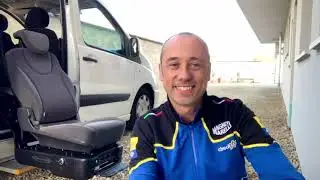 🚘Adattamento Trasporto Scalino e Sedile Girevole con Uscita e Abbasamento da Nova Cart👍