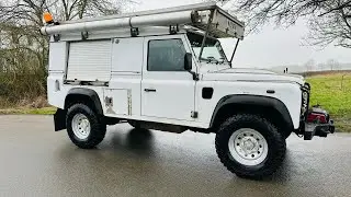 LAND ROVER DEFENDER 110 2.2TDCI LWB HARD TOP UTILITY VAN - 13 REG - FITTED WINCH - 1 OWNER-ROOF RACK