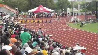 100 Meter Dash at the Texas Relays Easter Weekend 2013