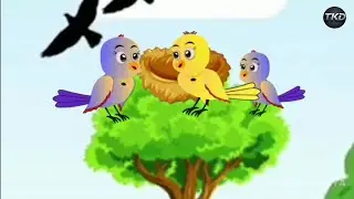 | हिंदी कार्टून | Mama Chidiya Cartoon | Tuni Chidiya Kahani | Chidiya ka Ghosla