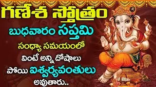 బుధవారం రోజున గణేశ స్తోత్రం వింటే అన్ని దోషాలు పోయి ఐశ్వర్యవంతులు అవుతారు | Ganesha Stotram | ShriTv
