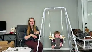 Обзор детского прыгунка 2 в 1 с качелями для малышей, прыгунками и шезлонгами