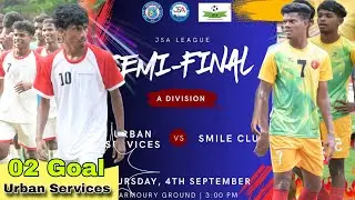 2nd semi final || Urban Services 🆚 Smile Club || Jsa league live match A Division#live
