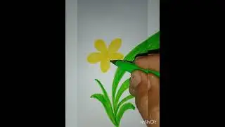 Beautiful flowers drawing #drawing #Create new idea