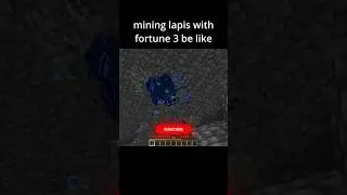 Fortune III + Lapis Broke My PC 💎💥 #Minecraft #Shorts #Gaming #Trending #FYP