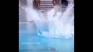 WWE Olympic high dive gone wrong