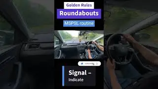 Golden rules at the roundabouts in the UK  #ukdriving #drivinglessons
