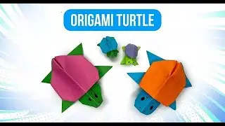 Origami Tutorial: How to Fold a Turtle from Paper (Step-by-Step)/How to Fold a Turtle from Paper