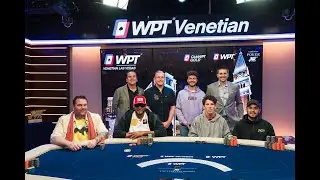 $5,000 WPT Venetian Las Vegas Championship Final Table - $800,000 for 1st 💰🏆
