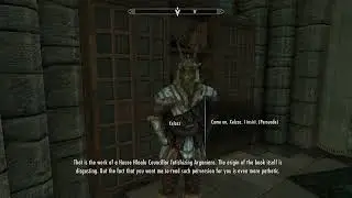 Xelzaz refuses to read the Lusty Argonian Maid