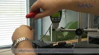 MAS hydraulic clamping - MEX&copy;turn and HYDRO&copy;quill (straight shank) repeatability