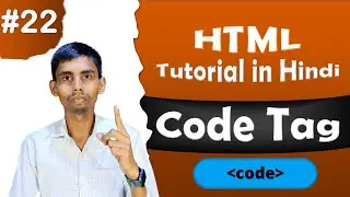 HTML Code Tag Tutorial and How to use code tag in Hindi