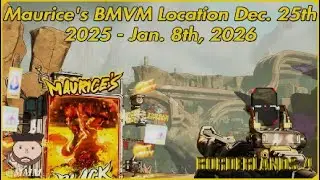 Maurice's Black Market Vending Machine Location Dec. 25th, 2025 - Jan 8th, 2026 - Borderlands 4