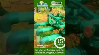 Smart irrigation automation by Mobitech #mobitech #agriculture #irrigationtech #irrigationautomation