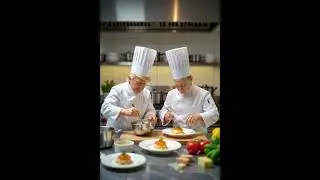 Putin and Trump working in kitchen | ai generated video | ai world leaders